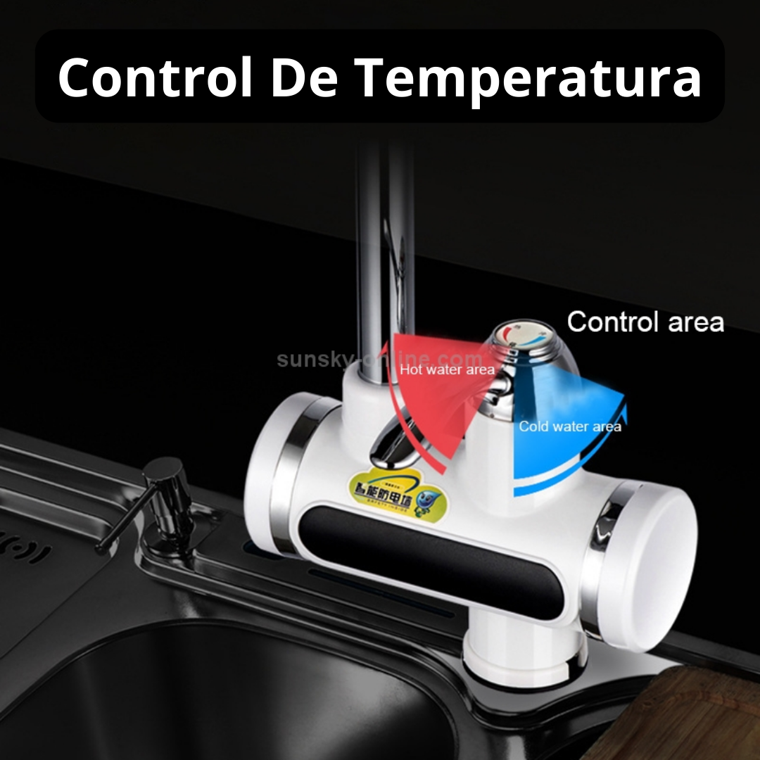 Llave Calentador de Agua Eléctrico Para Lavaplatos/Ducha