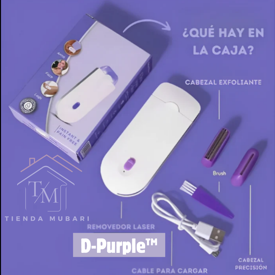 Depiladora 2 en 1 D-Purple™