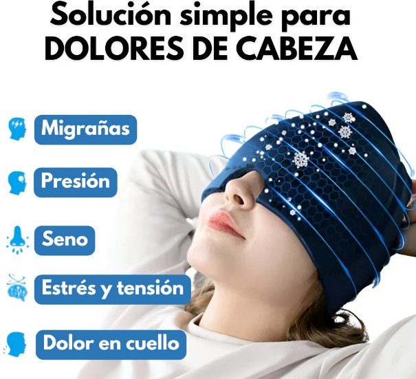 AliviaCap GORRO DE GEL ALIVIO DE MIGRAÑA