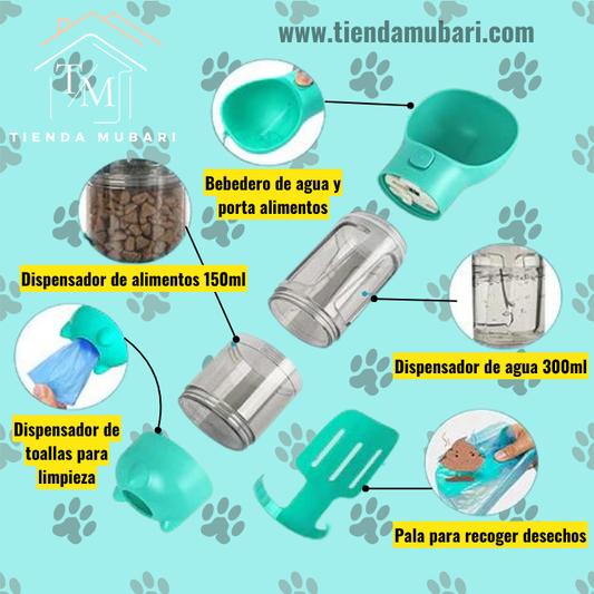 Dispensadora Multifuncional Para Mascotas