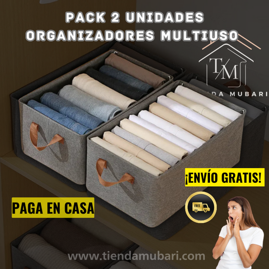 ORGANIZADORES MULTIUSO PREMIUM - 2 UNIDADES